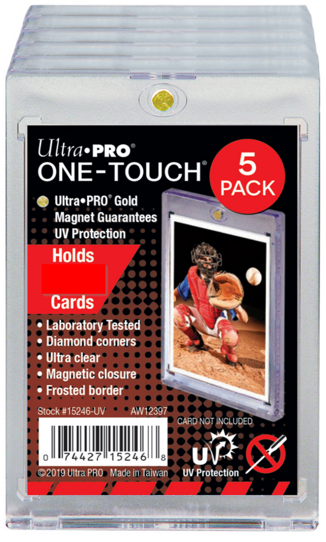 Acrylic Card Case Magnet Storage One-Touch Card Holder for Sports Game Baseball Football Aodaer 12 Pack Magnetic Card Holder for Trading Card Protectors TCG Cards MTG 