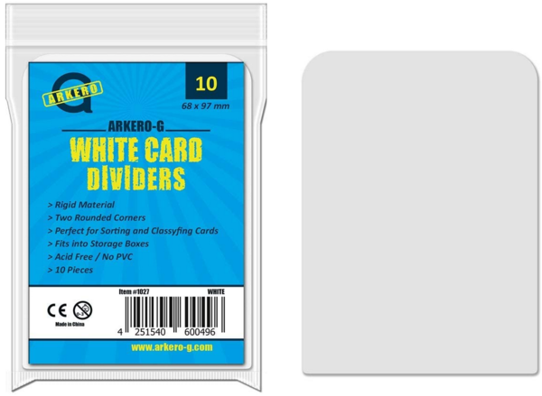 Akero-G - Card Dividers - different sizes (10 ct.)