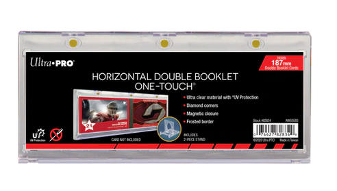 187mm Double Booklet Card UV ONE-TOUCH Magnetic Holder Ultra Pro