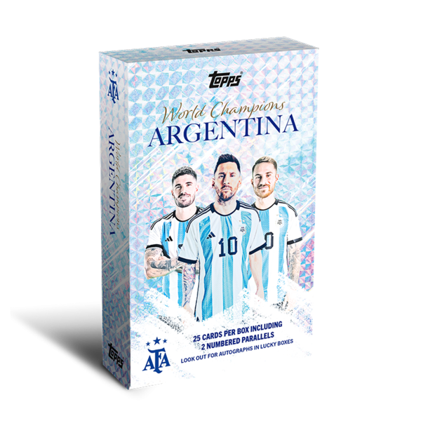 2023 Topps Argentina World Champions Team Set - 1:25 Autogramme Lionel Messi, Maradona & mehr